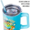 thumbnail image 4 of Silver Buffalo Scooby Doo Group Mystery Machine Flowers Stainless Steel Tumbler w Handle, 40 Ounces, 4 of 9