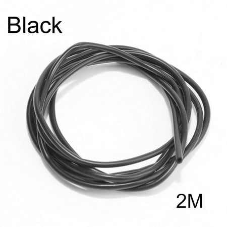 1PCS Tool 3 Colors New Silicone Sleeve Pretend Fishing Lines Carp Fishing Gear Tube Peche Accesoires Soft Rigs Tube rope BLACK 2M