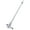 Silver, variant on Motorcycle Flags Poles Mount Luggage Rack Flags Shelf With Base Adjustable For Rear Luggage Rack Decoration