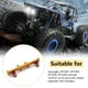 thumbnail image 4 of Vogacara Vuelva a colocar el parachoques trasero Práctico RC Car Repuestos Car Hardware RC Car Accesorios de reemplazo para RC Car ZP1001 ZP1002 ZP1003 Kits de construcción modelo Oro Vogacara FN001486-01, 4 of 6
