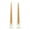 Parchment, variant on 6 Pairs Taper Candles Unscented 10 Inch Terracotta Tapers .88 in. diameter x 10 in. tall