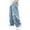 #8-Light Blue, variant on shqvo Boys Baggy Wide Leg Jeans Size 14-16 High Waisted Stretch Elastic Waist Wide Leg Jeans Boys Lightweight Soft Comfy Fashion Trousers Streetwear with Pockets Blue 10-11 Years