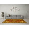 thumbnail image 3 of Ahgly Company Machine Washable Indoor Rectangle Persian Yellow Traditional Area Rugs, 2' x 3', 3 of 4