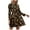Yellow, variant on Wancir Women Casual Long Sleeve Crew Neck Fall Dress Bohemian Relaxed Fit Floral Flowy Maxi Dresses Tiered Cocktail Dress