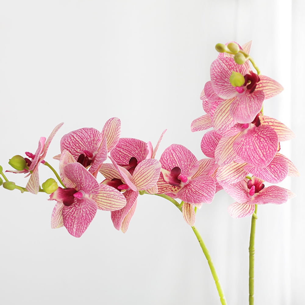 Fake Green Plant Artifical Orchid Flower Branch Wedding Wall