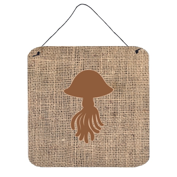Jellyfish Burlap and Brown BB1089 Wall or Door Hanging Prints