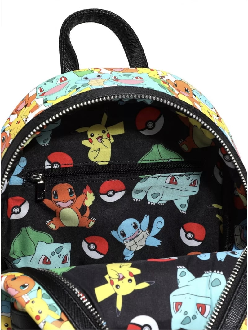 Loungefly Pokemon Starters All-Over Print Mini Backpack  display picture 2