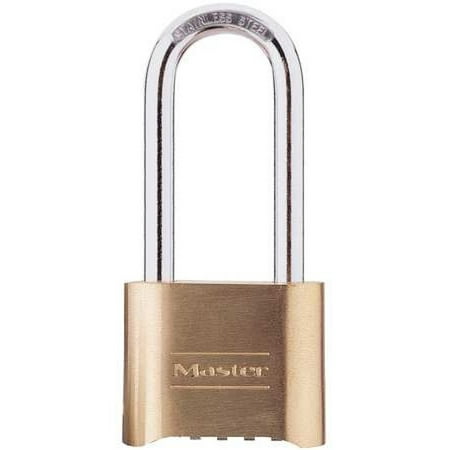 MASTER LOCK 175LHSS Combination Padlock,Bottom,Brass