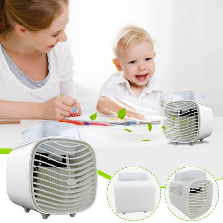 

Yedhsi Air Conditioner Home Desktop Air Conditioner Fan Atmosphere Light Cold Fan Small Air Conditioner