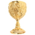 thumbnail image 5 of WHAMVOX Vintage Brass Goblet Medieval Chalice Cup Elegant Medieval Brass Goblet for Cocktails Wine European Style Drinking Glass for Halloween Wedding Christmas Decorations, 5 of 8