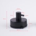 thumbnail image 5 of BUYISI Suction Cup Hooks Shower Hooks Super Suction For Kitchen Bathroom Restroom Matte Black, 5 of 5