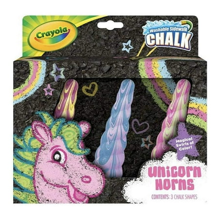 UPC: 0071662320508 | Crayola Unicorn Rainbow Sidewalk Chalk  3Count  Unicorn Toy  Styles Vary  Gift for Kids  Age 4  5  6  7  Multi (51 2050)