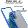 thumbnail image 5 of For Apple iPhone 13 Pro (6.1") Heavy Duty Rugged 3 in 1 Hybrid Shockproof Full Body Bumper [Military Grade] Transparent Protective Cover ,Xpm Phone Case [Blue], 5 of 7