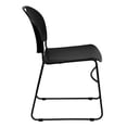 thumbnail image 4 of Scranton & Co Stacking Chair with Black Frame in Black, 4 of 9