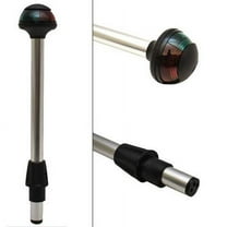 Attwood Silver Black LED Aluminum Plastic Boat Stowaway Navigation Light