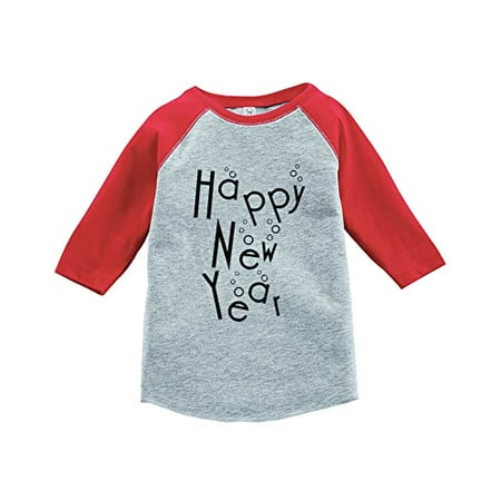 

7 ate 9 Apparel Kids Happy New Year s Eve Red Baseball Tee