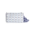 thumbnail image 2 of No Boundaries Women's Quilted Pouch and Hair Scrunchie Set, 2-Piece, Sky and Lilac Sea Floral/Gingham, 2 of 5