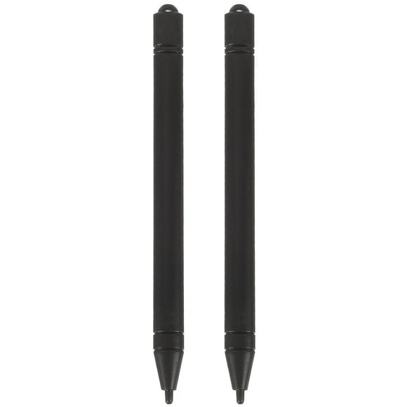 2 unidades de lápiz óptico digital universal para tabletas LCD, lápiz táctil digital para edición de revistas, dibujo y diseño (negro)