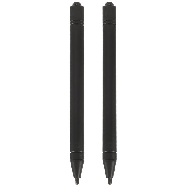 2 piezas universales LCD Tablets Pen Digital Stylus Painting Lápiz táctil digital para edición de revistas Diseño de dibujo (Negro)