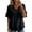 Black, variant on CQXIDFH Under $20 Women's Summer Linen Blend Top, Short Sleeve Solid Color Loose Fit Casual Blouse Business Dressy Casual 2026 Vacation Fashion Clothing Grey T-shirt, XL