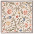 thumbnail image 2 of Safavieh Chelsea Baxter Bordered Wool Area Rug, Ivory, 4' x 4' Square, 2 of 13