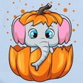 thumbnail image 2 of CafePress - Halloween Baby Elephant Pumpkin Body Suit - Long Sleeve Cotton Baby Bodysuit, 2 of 4