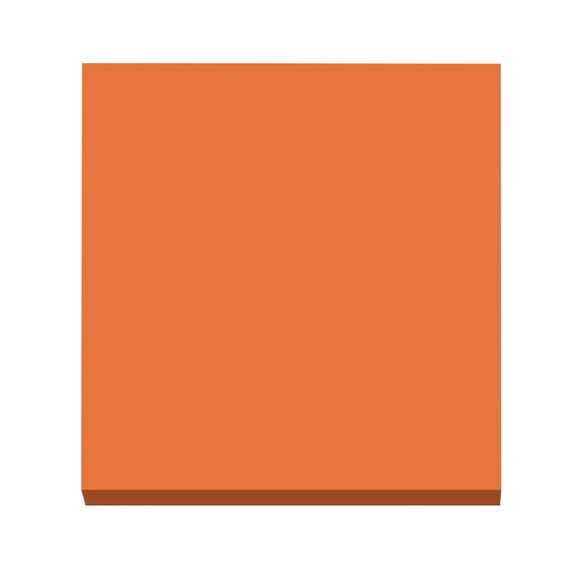 Clearance! Fdelink Sticky Notes 3*3 Feet Tearable and Super Sticky Notes, Bright Colors 100 Sheets Sticky Note Orange