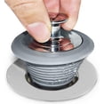 thumbnail image 1 of Tapón de desagüe para bañera VIPMORE, universal, de silicona, sin fugas, 1 of 7