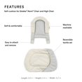 thumbnail image 2 of Cojín Stokke Nomi Nordic Grey Sand para silla y trona, 2 of 6