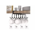 thumbnail image 1 of 4 Packs Organizador Xtellar negro Gancho Colgar Tazas Utensilio De Cocina, 1 of 4