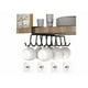 thumbnail image 1 of 4 Packs Organizador Xtellar negro Gancho Colgar Tazas Utensilio De Cocina, 1 of 4