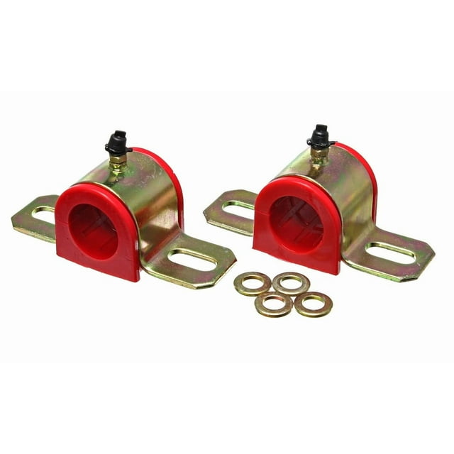 Energy Suspension Stabilizer Bar Mount Bushing 9.5162R 1.0625 Inch Bar Diameter; Red; Polyurethane; Greaseable