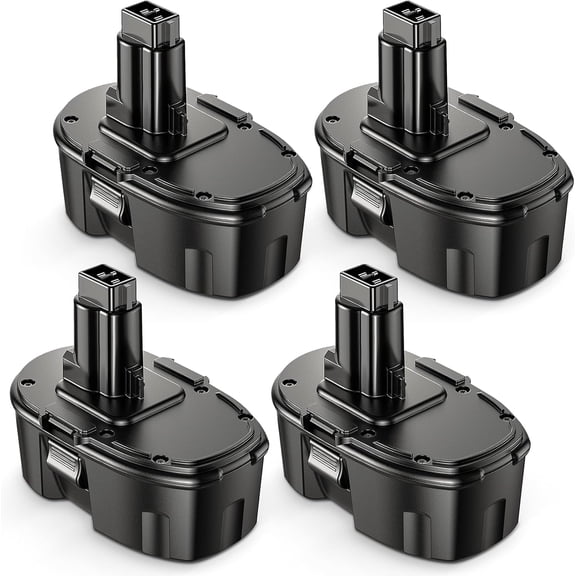 18V Replacement Battery for DeWalt DC9096 4 Packs 4.5Ah 18 Volt XRP Replacement Batteries for DeWalt DE9096 DC9098 DE9098 DE9098 DW9096 DW9095 Cordless Power Tools
