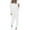 White, variant on GZWYHT Sets for Women Long Sleeve Sets for Women Women Solid Color Long Sleeve Loose Long Pants 2 Set Lounge Sets for Women Track Suits for Women Set Beige XL