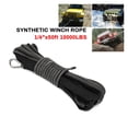 thumbnail image 2 of 15M 10000LBS Synthetic Winch Rope,Line Recovery Cable For Off Road 4WD ATV UTV Truck Boat SUV Synthetic Winch Towing Rope, 2 of 6