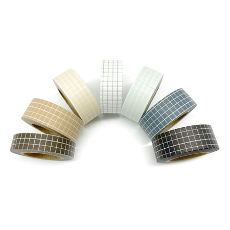 UPC: 0195158642308 | Grid Line Crafting Washi Tape Set by Recollections™