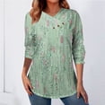 thumbnail image 3 of Gibobby Blusa Manga Larga Mujer Camiseta y camiseta de manga larga para mujer Winter Ladies Sense（Verde， M), 3 of 4