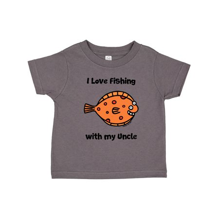 

Inktastic Fishing with my Uncle Gift Toddler Boy or Toddler Girl T-Shirt