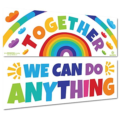 Sproutbrite Classroom Decorations & Decor Posters & Banners Kindness for Preschoolers Kids Decorations - Bulletin Board and Wall Decor for Elementary and Middle School