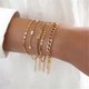 thumbnail image 1 of uds elegante mujer negro cuentas en forma de corazón pulsera brazalete brazalete conjunto de joyería Wmkox8yii shlkj694, 1 of 1