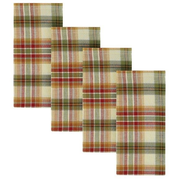 Park Designs Yellow Lemon Pepper Napkin Set of 4