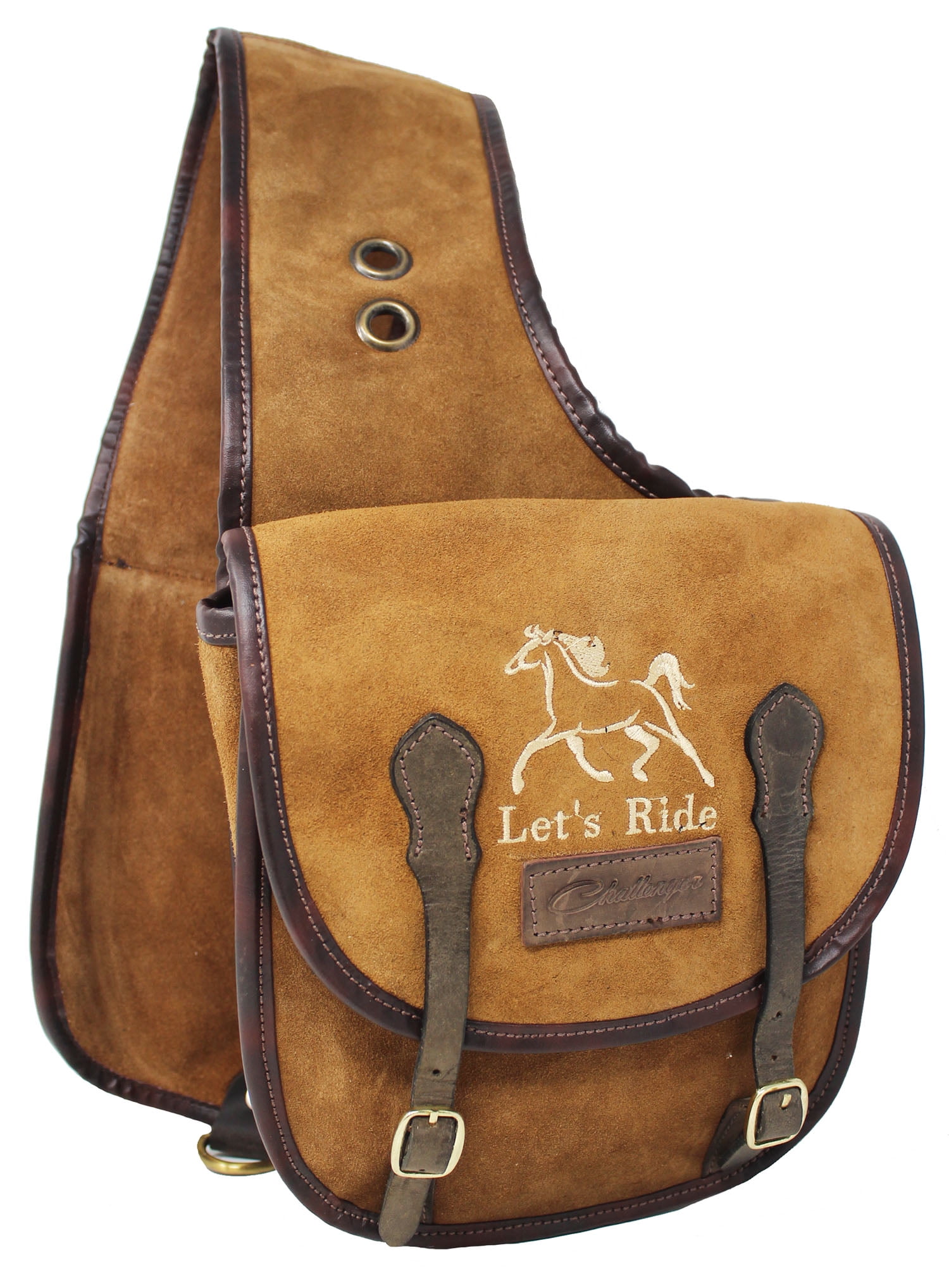Sac De Selle Western Trail Horse - Cuir Premium - Fabriqué En Inde - NEUF