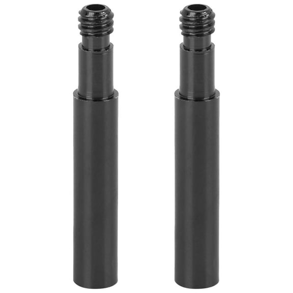 40mm Universal Aluminum Alloy Bike French Type Valve Extender Black 2pcs