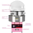thumbnail image 2 of Powerful 1000W Commercial Cotton Candy Machine – Stainless Steel Bowl, Bubble Cover, Sugar Scoop, Large Drawer – Easy to Operate for Home, Parties, Carnivals – Pink – System default, 2 of 7
