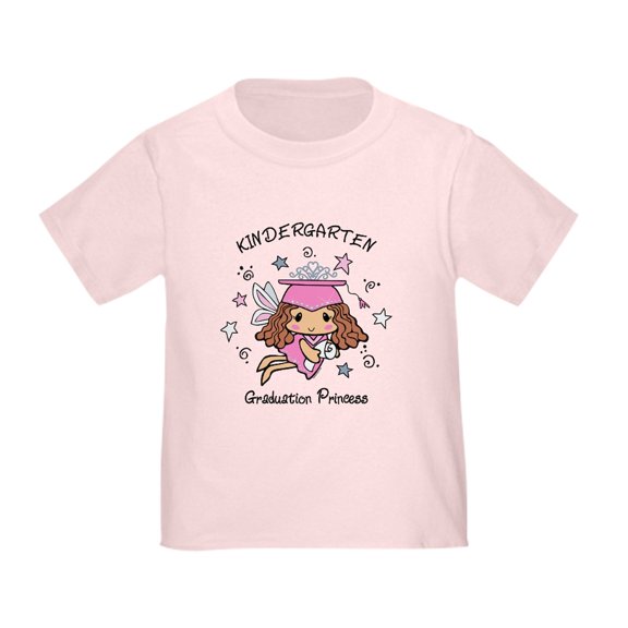 CafePress - Kindergarten Graduation Princess Toddler T Shirt - Cute Toddler T-Shirt, 100% Cotton