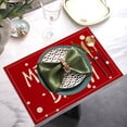 thumbnail image 3 of Diatomite Placemat Absorbing Festive Holiday Dining Mat For Dinner Party Celebrations Kitchen Table Decorative Non Christmas Theme, 3 of 3