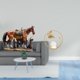thumbnail image 2 of Figura de caballo,Figura coleccionable de caballo en miniatura,Estatua de bola de cristal,Estatuas de bolas de cristal para decoración del hogar,escritorio,interior,Escultura de bola de, 2 of 8
