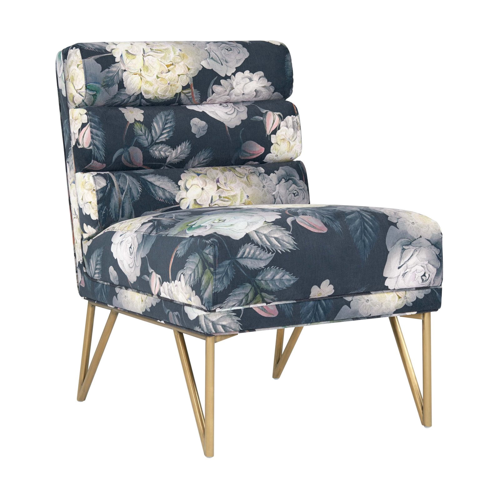 TOV Furniture Kelly Floral Velvet Accent Chair - Walmart.com - Walmart.com