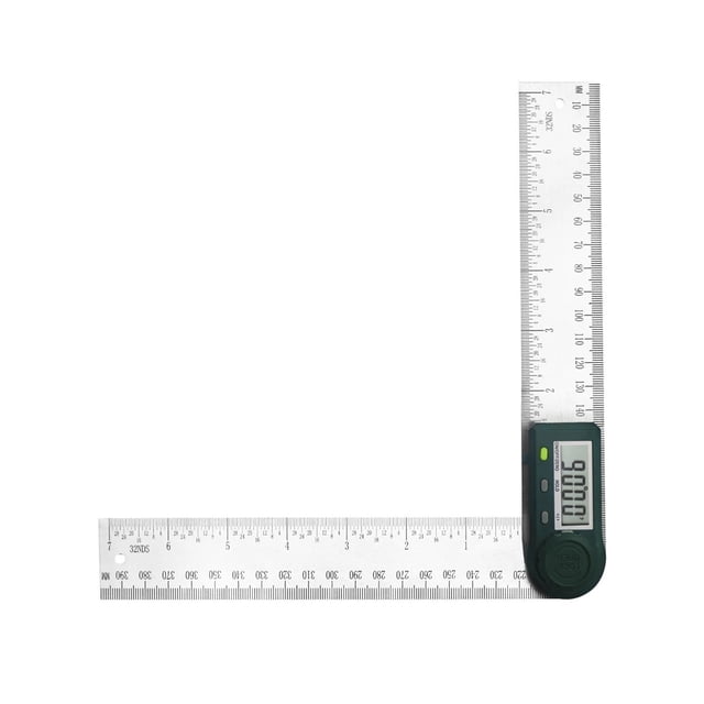 Digital Angle Finder Ruler 7 Inch / 200 Mm Stainless Steel Protractor Angle Finder For Woodworking Measurement ,Long Lasting