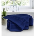thumbnail image 3 of MALLONI HOME Ultra Soft Cotton Washcloths, Contains 12 Piece Face Cloths 12x12 inch, Ideal for Everyday use Face Towels, Compact & Lightweight Multi Purpose Washcloths - Navy Blue, 3 of 5